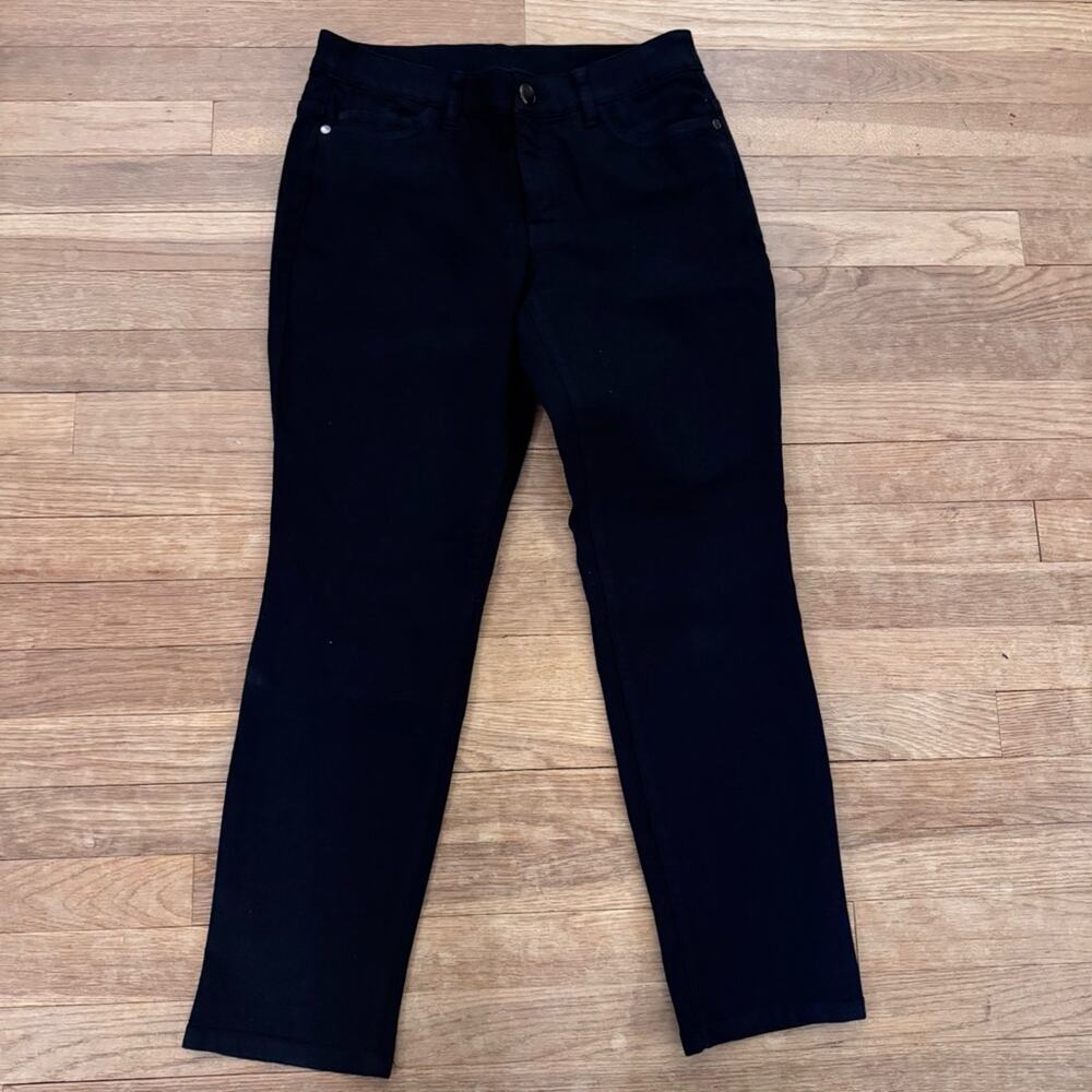 Christopher and Banks Women's Signature Slimming Black Pants - Size 4 Short
 b85